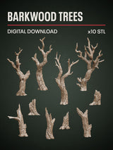 Digital Download - Barkwood Trees STL