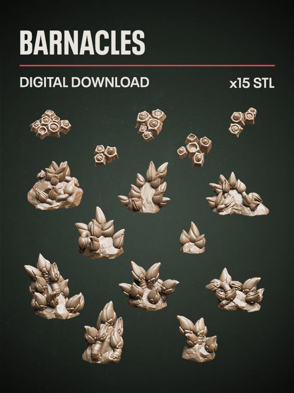 Digital Download - Barnacles STL