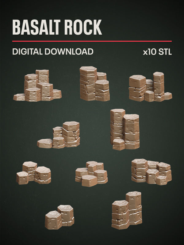 Digital Download - Basalt Columns STL