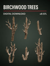 Digital Download - Birchwood Trees STL
