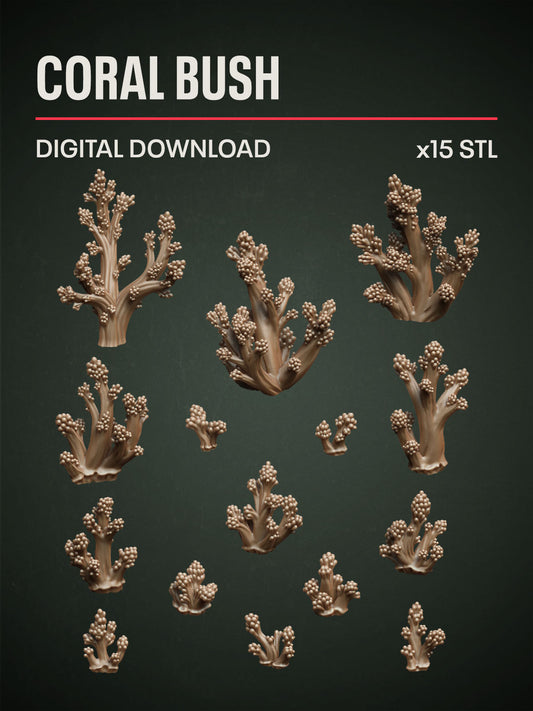 Digital Download - Coral Bush STL