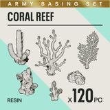 CORAL REEF - Resin Miniature Basing Set (120pc)