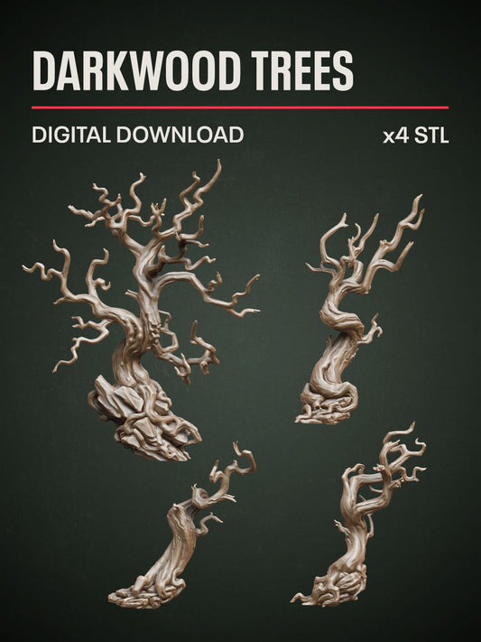 Digital Download - Darkwood Trees STL
