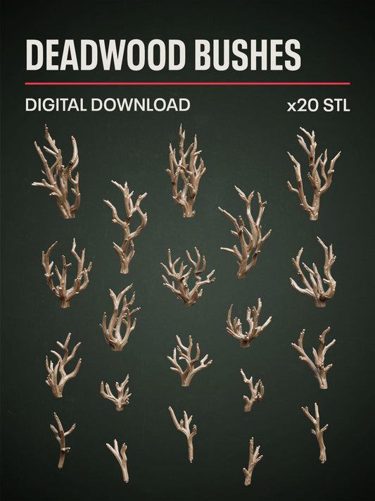 Digital Download - Deadwood Bushes STL