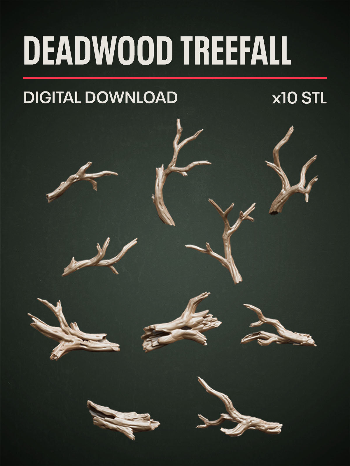 Digital Download - Deadwood Treefall STL