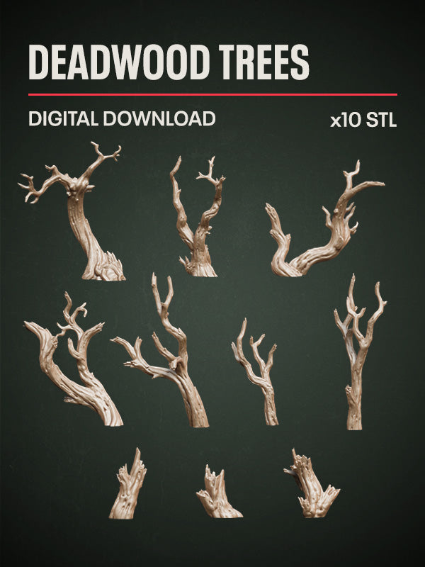 Digital Download - Deadwood Trees STL