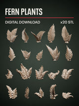 Digital Download - Fern Plants STL