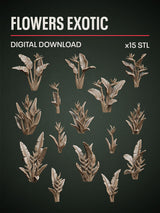 Digital Download - Flowers Exotic STL
