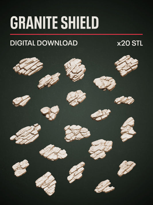 Digital Download - Granite Shield STL
