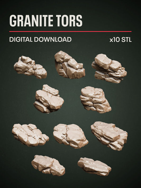Digital Download - Granite Tors STL
