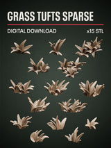 Digital Download - Grass Tufts Sparse STL