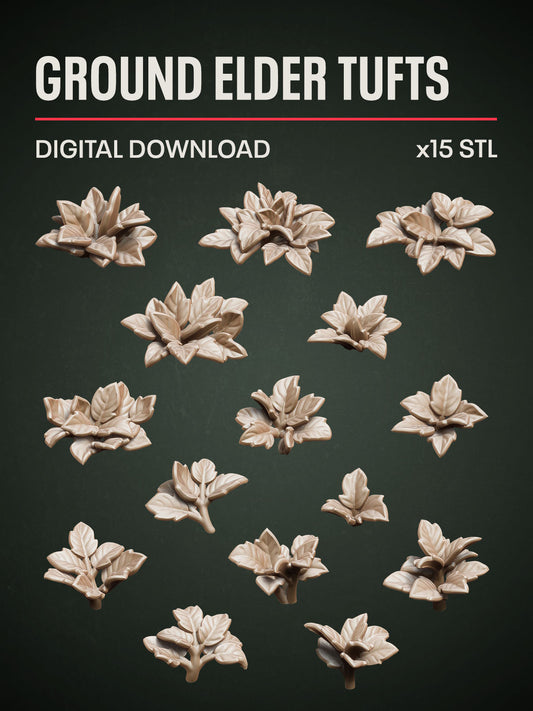 Digital Download - Ground Elder Tufts STL
