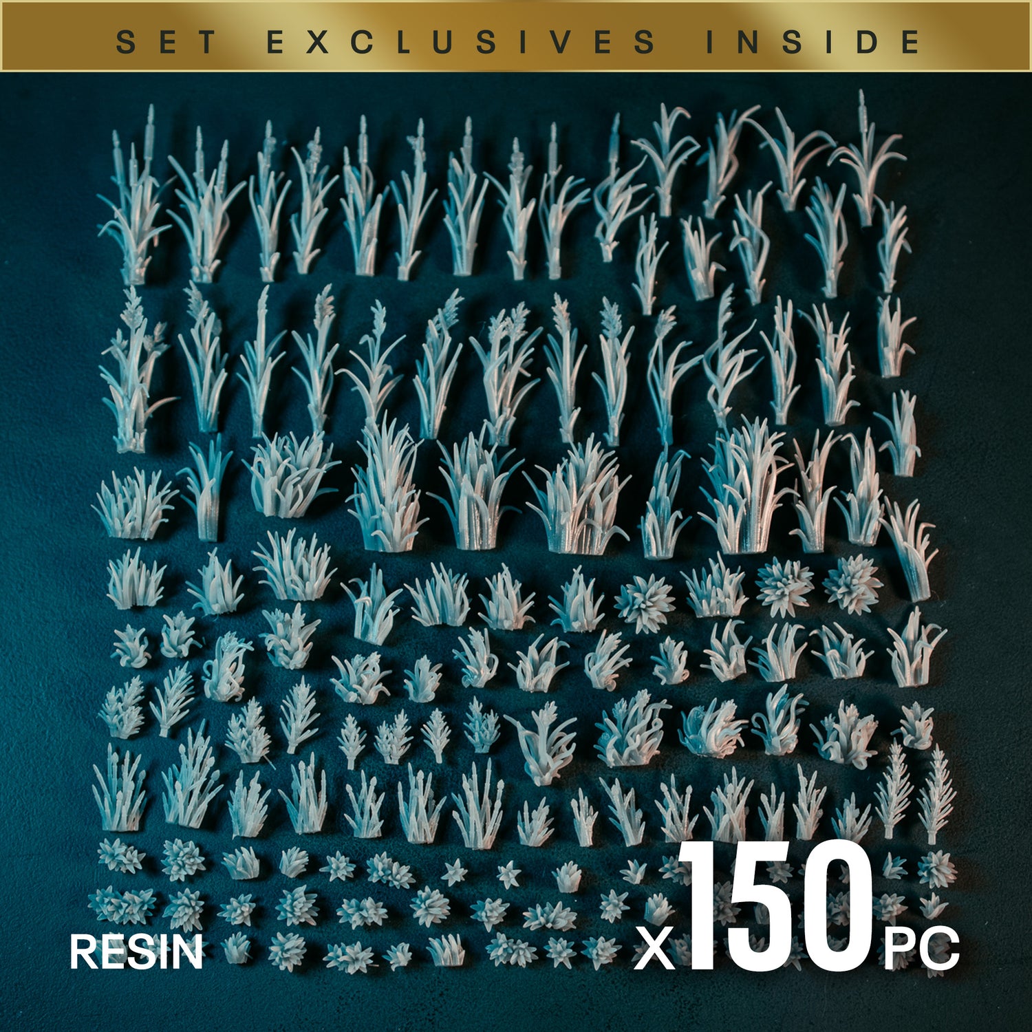 MARSHLANDS - Resin Miniature Basing Set (150pc)