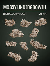 Digital Download - Mossy Undergrowth STL