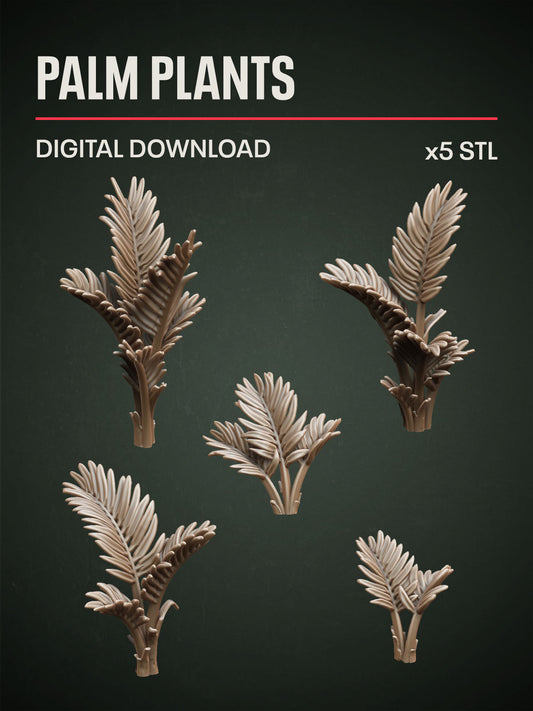 Digital Download - Palm Plants STL