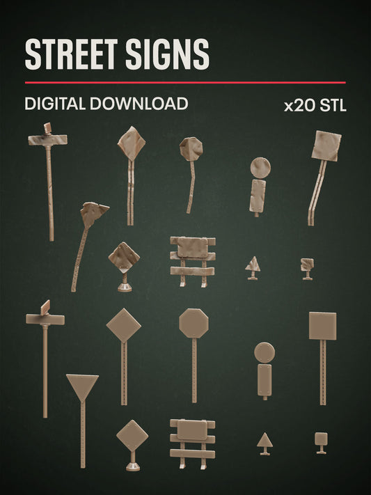 Digital Download - Street Signs STL