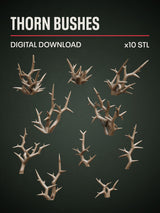 Digital Download - Thorn Bushes STL