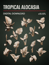 Digital Download - Tropical Alocasia STL