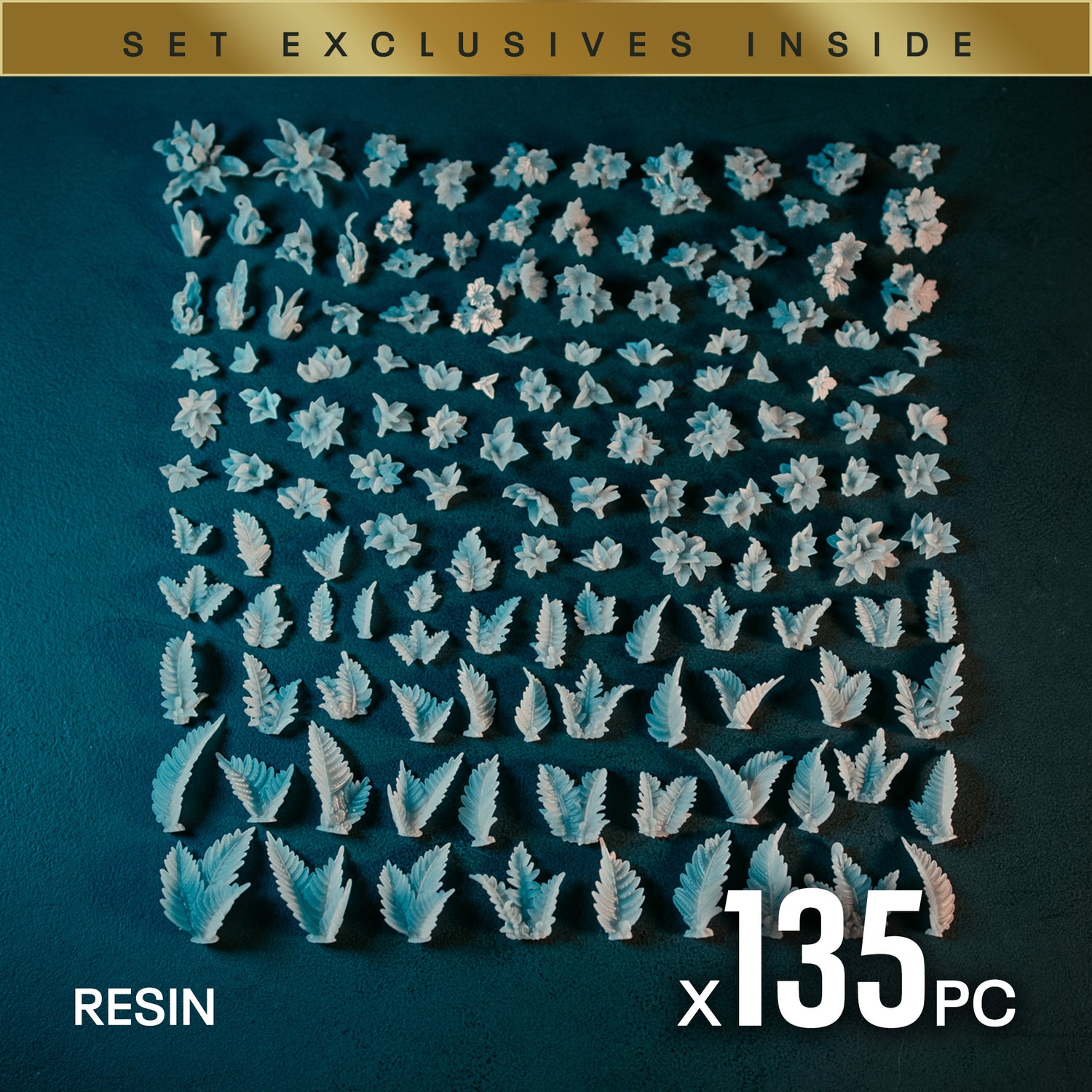 VERDANT GROVE - Resin Miniature Basing Set (135pc)
