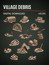 Digital Download - Village Debris STL