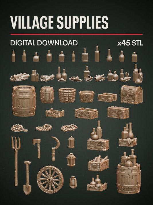 Digital Download - Village Supplies STL