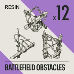 BATTLEFIELD OBSTACLES - Resin Basing Bits - Epic Basing