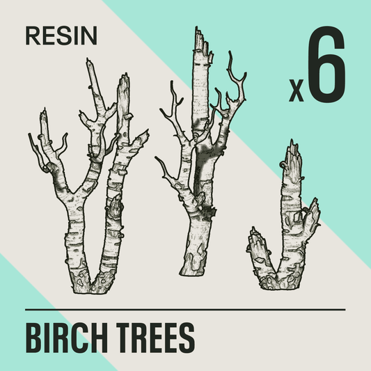 BIRCH TREES - Resin Basing Bits - Epic Basing