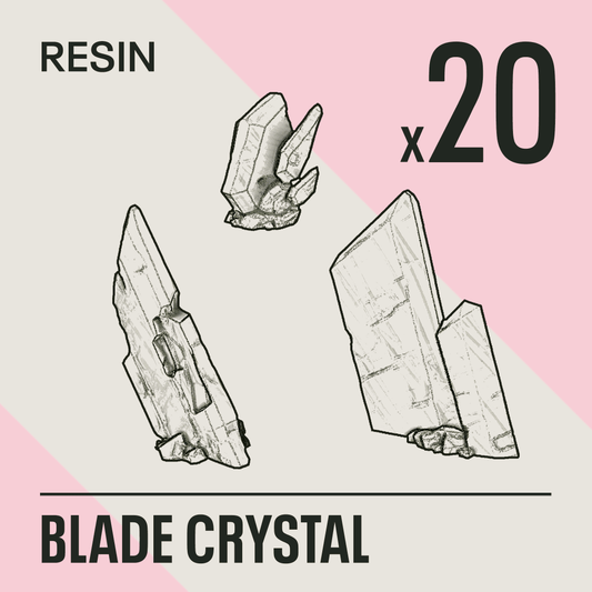 BLADE CRYSTAL - Resin Basing Bits - Epic Basing