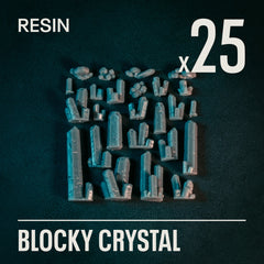 BLOCKY CRYSTAL - Resin Basing Bits - Epic Basing