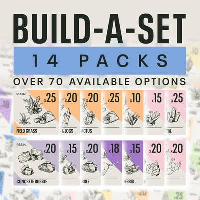BUILD-A-SET (14 PACK) - Resin Miniature Basing - Epic Basing