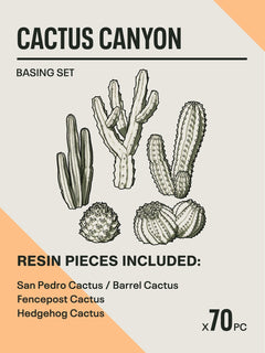 CACTUS CANYON - Resin Miniature Basing Set (70pc) - Epic Basing