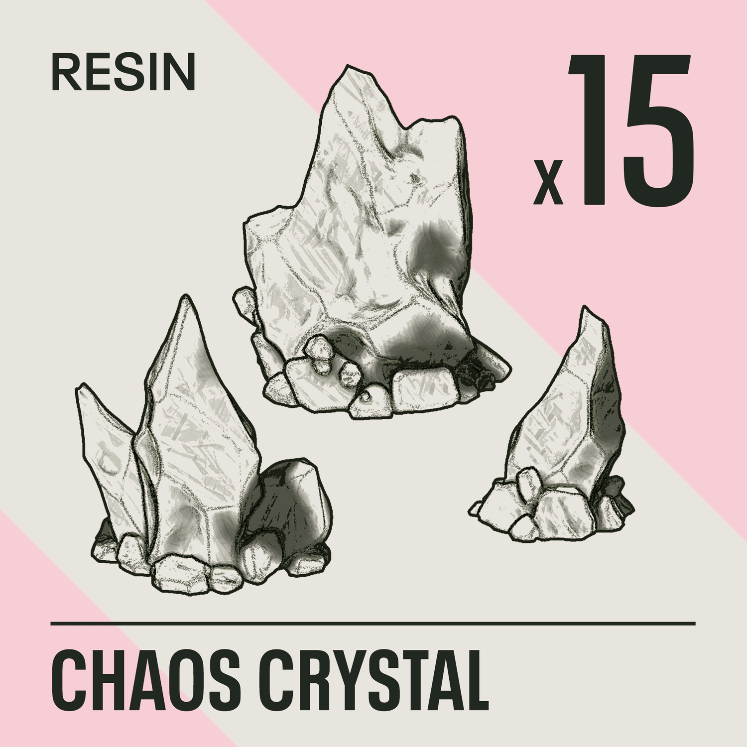 CHAOS CRYSTAL - Resin Basing Bits - Epic Basing