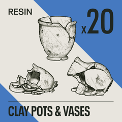 CLAY POTS & VASES - Resin Basing Bits - Epic Basing