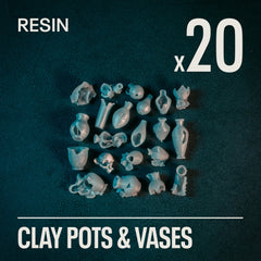 CLAY POTS & VASES - Resin Basing Bits - Epic Basing