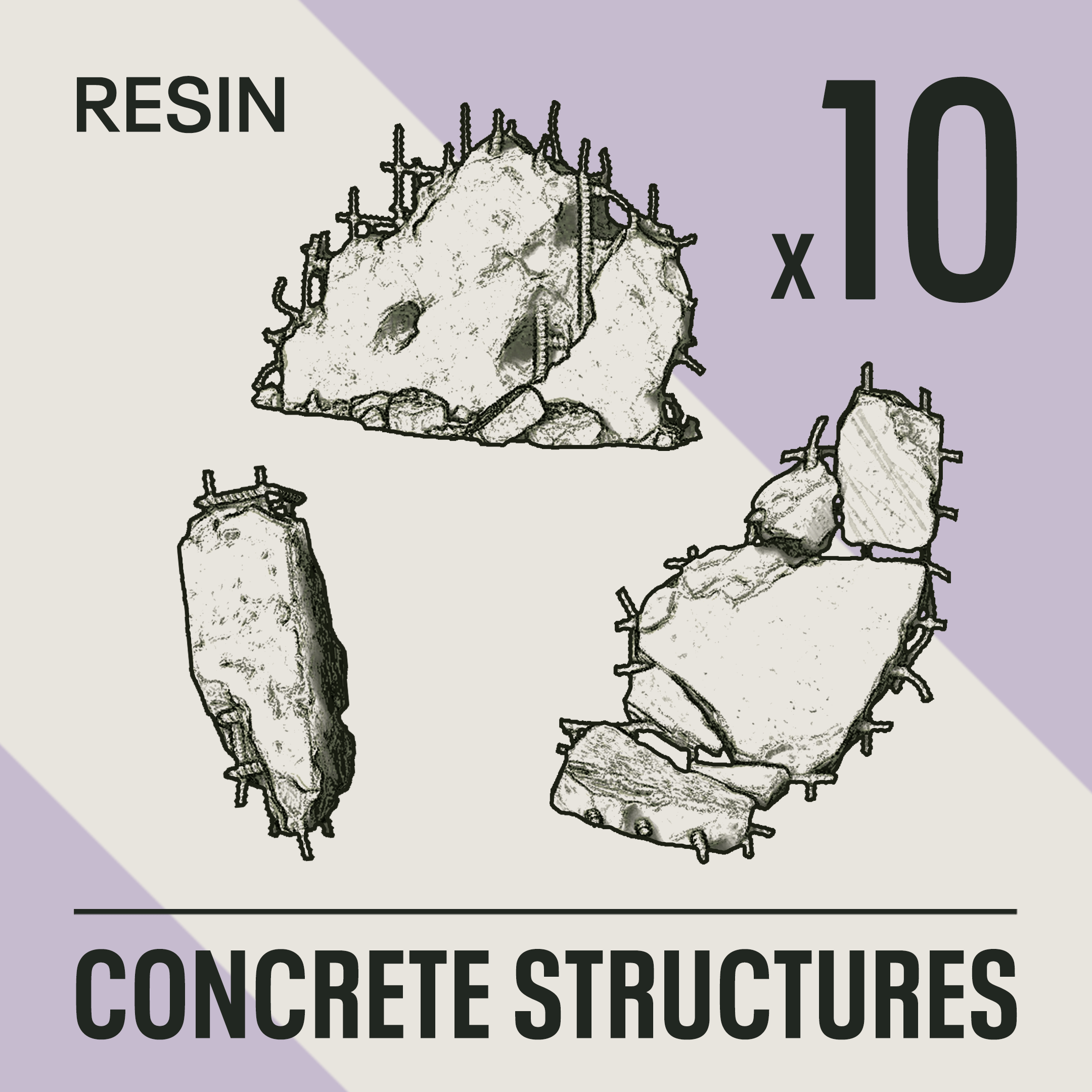CONCRETE STRUCTURES - Resin Basing Bits – Epic Basing