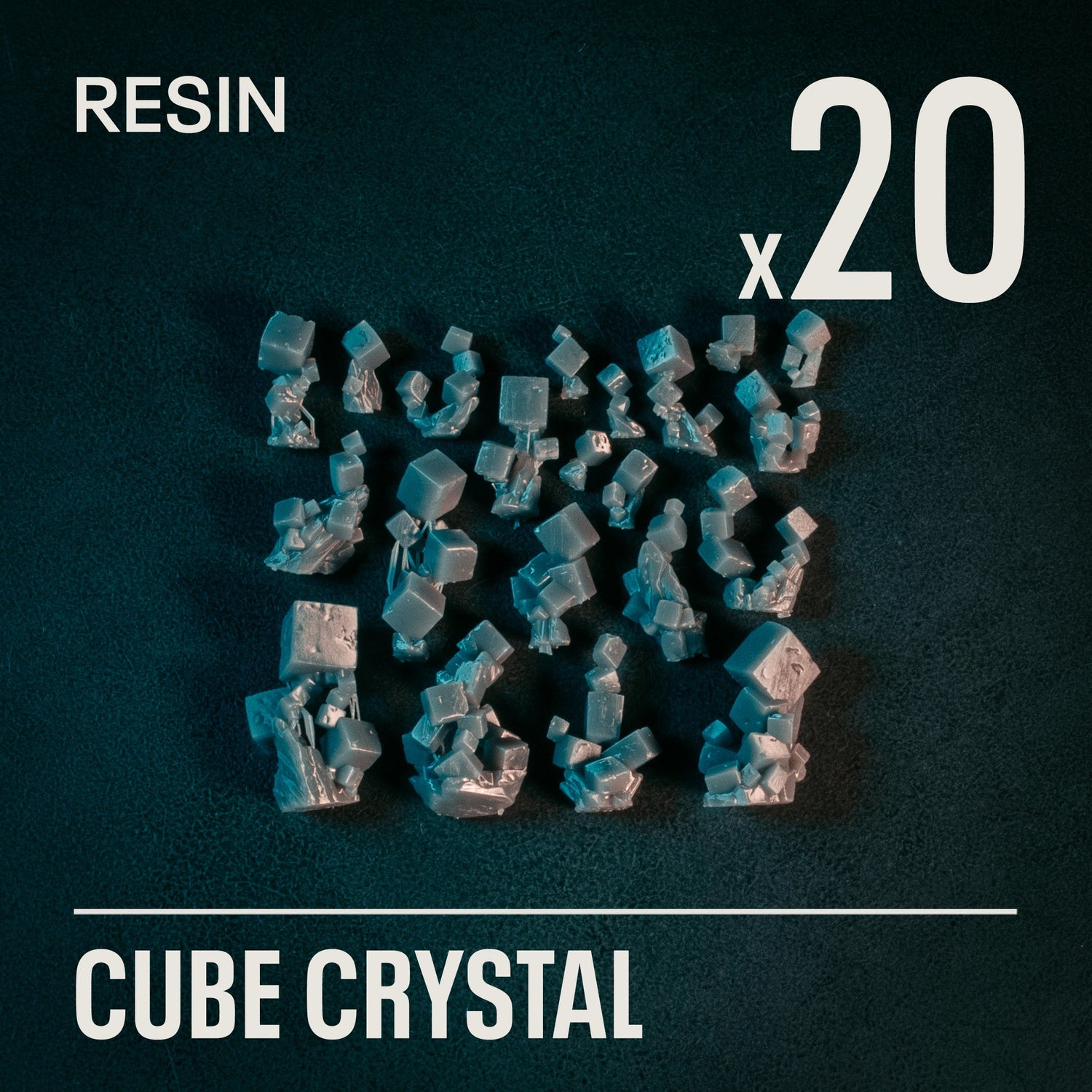 CUBE CRYSTAL - Resin Basing Bits - Epic Basing