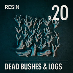 DEAD BUSHES & LOGS - Resin Basing Bits - Epic Basing