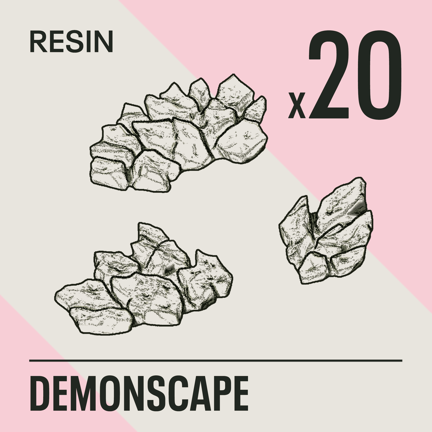 DEMONSCAPE - Resin Basing Bits - Epic Basing