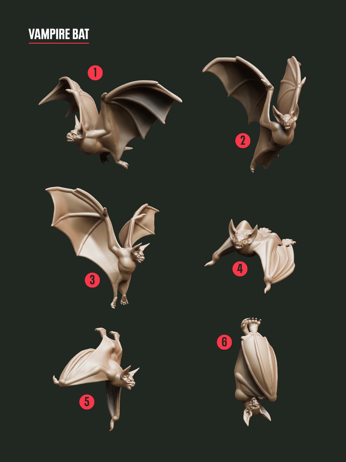 DIGITAL COLLECTION - Critters Land & Air STL - Epic Basing