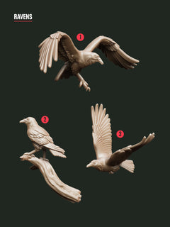 DIGITAL COLLECTION - Critters Land & Air STL - Epic Basing