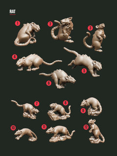 DIGITAL COLLECTION - Critters Land & Air STL - Epic Basing