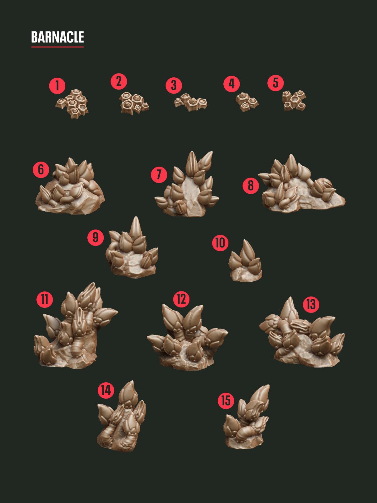 DIGITAL COLLECTION - Critters Sea STL - Epic Basing
