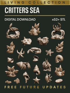 DIGITAL COLLECTION - Critters Sea STL - Epic Basing