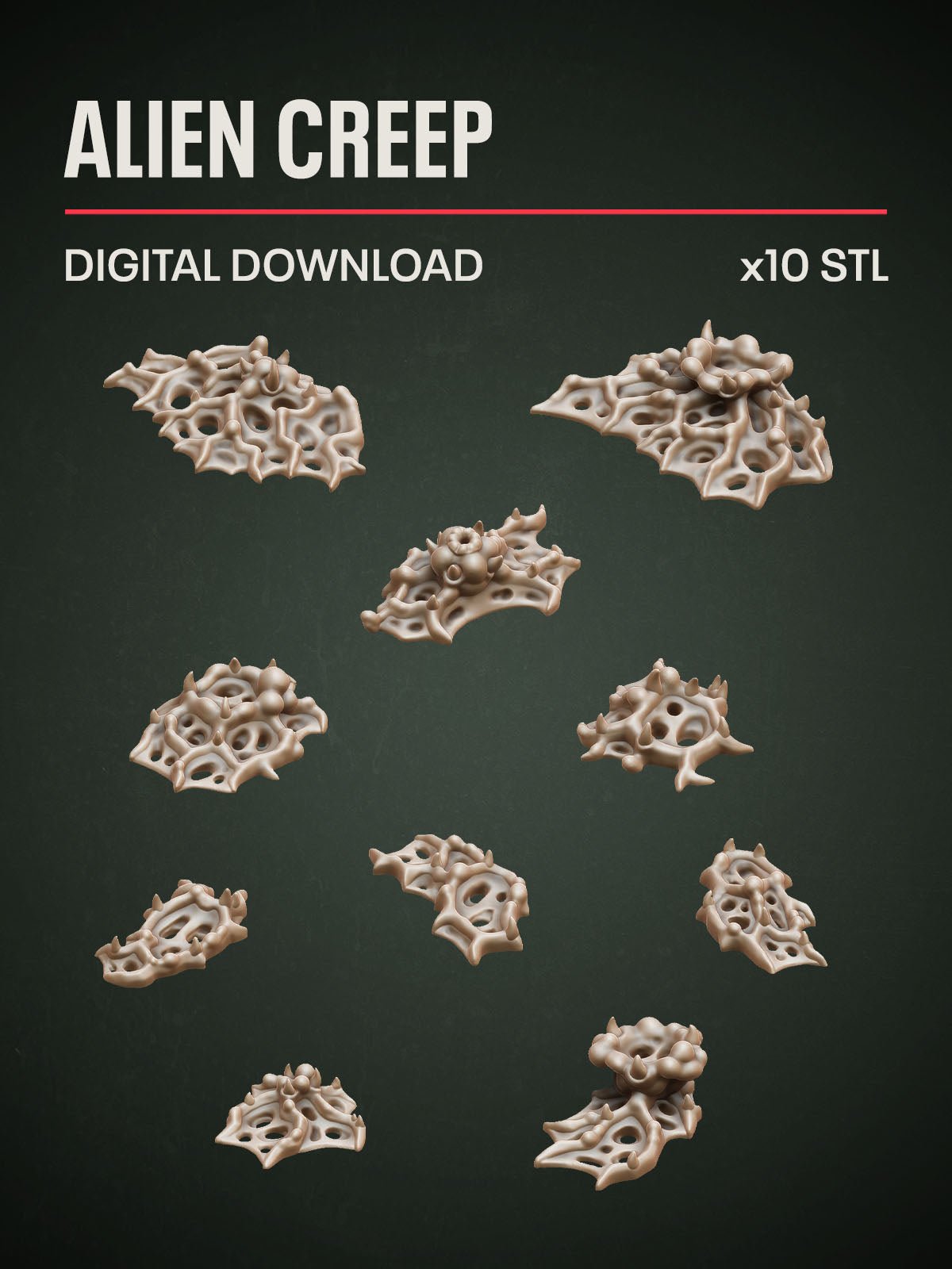 Digital Download - Alien Creep STL – Epic Basing