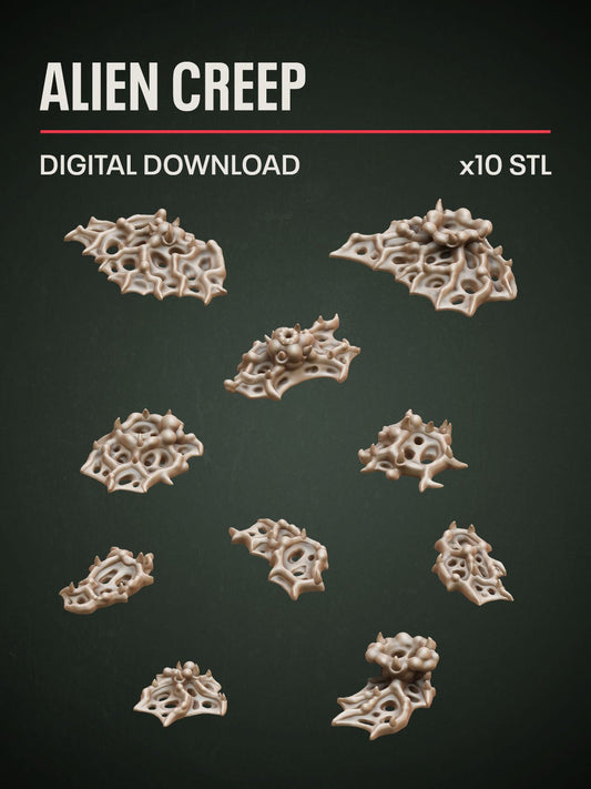 Digital Download - Alien Creep STL - Epic Basing