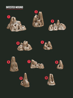 Digital Download - Alien Mounds STL - Epic Basing