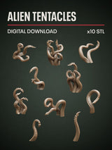 Digital Download - Alien Tentacles STL - Epic Basing