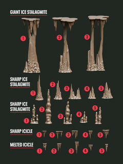 Digital Download - Arctic Cavern STL - Epic Basing