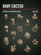 Digital Download - Baby Cactus STL - Epic Basing