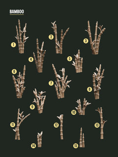 Digital Download - Bamboo Bushes STL - Epic Basing